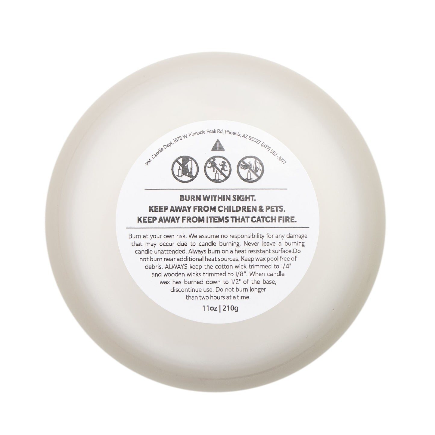 Frenchie Love Frosted Glass Candle — 11oz Soy Scented Candle with Wooden Lid